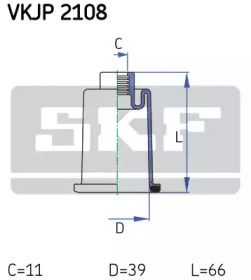 Рулевое управления SKF для PEUGEOT 205 I (741A/C) 1.7 Diesel